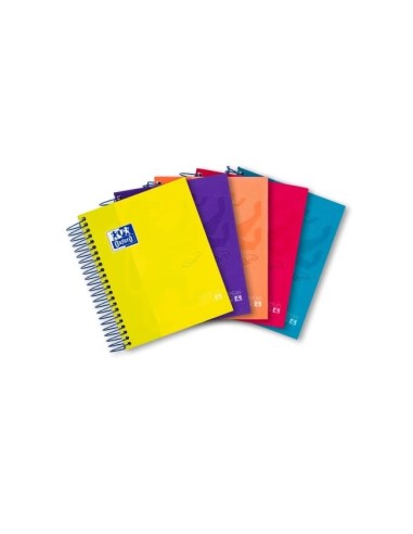 CUADERNO ESP. OXFORD EBOOK A6 T.EXTRA 5MM 120H. 90GR. SURT.