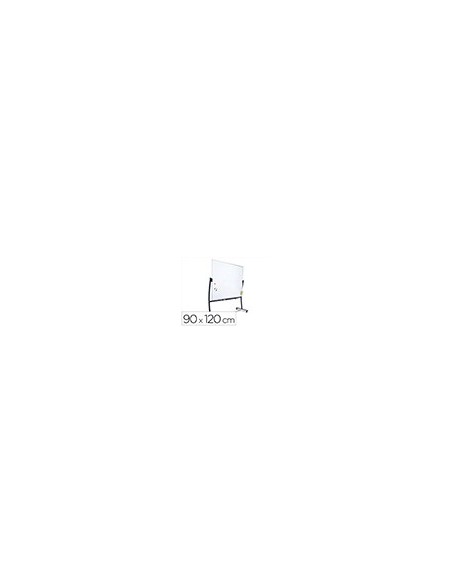 PIZARRA BLANCA LACADA MAGNETICA VOLTEABLE DOBLE CARA 90X120CM