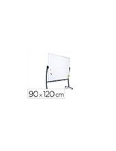 PIZARRA BLANCA VITRIFICADA MAGNETICA VOLTEABLE DOBLE CARA 90X120CM 2