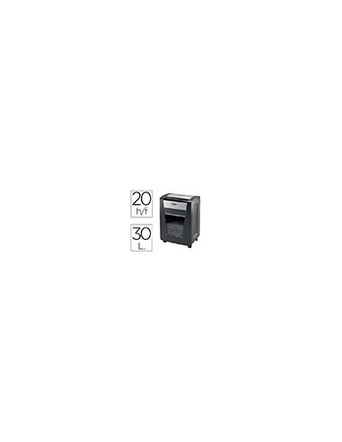 DESTRUCTORA REXEL MOMENTUM X420 CAP. 20 H.DESTRUYE GRAPAS,CLIPS 30 L