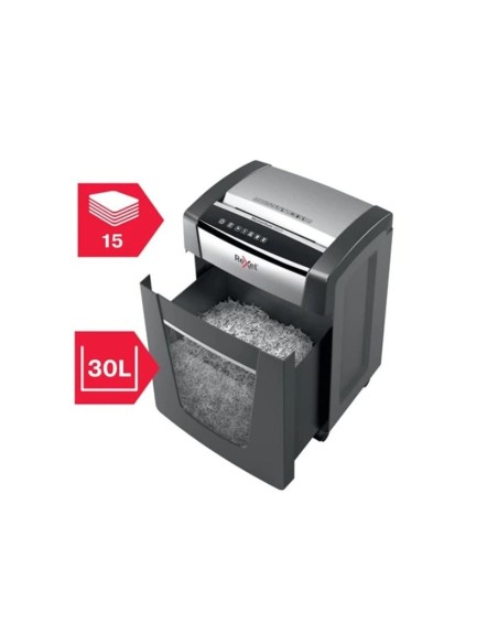 DESTRUCTORA REXEL MOMENTUM X420 CAP. 20 H.DESTRUYE GRAPAS,CLIPS 30 L