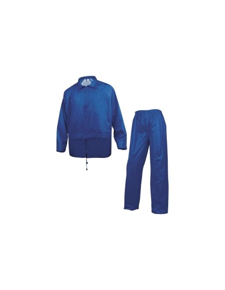 CONJUNTO LLUVIA DELTAPLUS 400 POLIESTER/PVC VE. TALLA L