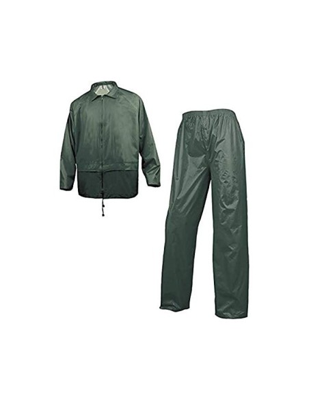 CONJUNTO LLUVIA DELTAPLUS 400 POLIESTER/PVC VE. TALLA L
