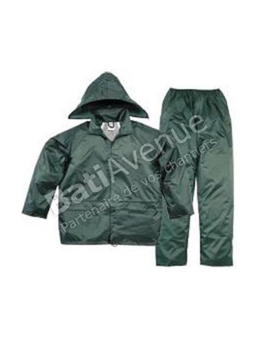 CONJUNTO LLUVIA DELTAPLUS 400 POLIESTER/PVC VE. TALLA M