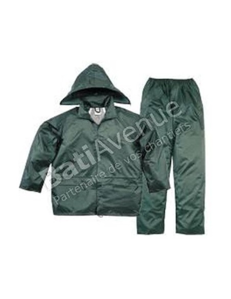 CONJUNTO LLUVIA DELTAPLUS 400 POLIESTER/PVC VE. TALLA M
