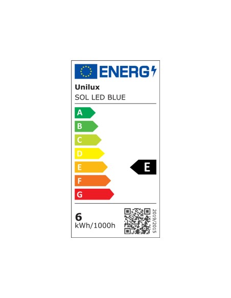 LAMPARA UNILUX SOL LED 4W FLEXIBLE ABS METAL AZ. BASE 14 CM DIAMETRO