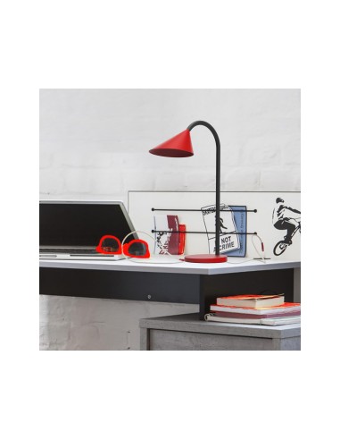 LAMPARA UNILUX SOL LED 4W FLEXIBLE ABS METAL RJ. BASE 14 CM DIAMETRO
