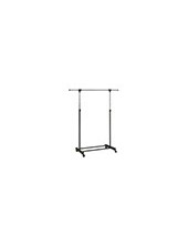 PERCHERO UNILUX EXTENSIBLE 4 RUEDAS AJ.ALTURA NG./CROMADO 80/150 X 2