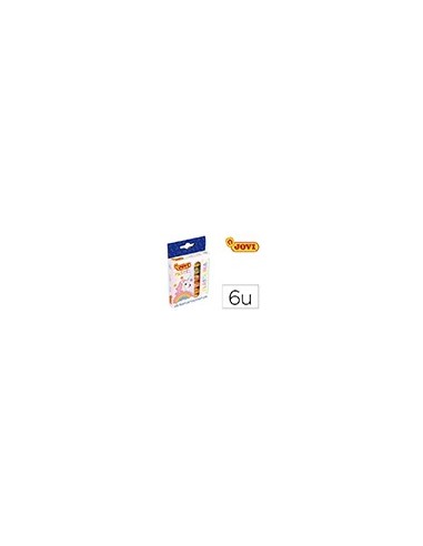 PLASTILINA JOVI 90 ESTUCHE 6 UD.PASTEL SURT.15 G