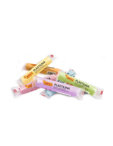 PLASTILINA JOVI 90 ESTUCHE 6 UD.PASTEL SURT.15 G