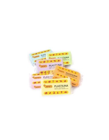 PLASTILINA JOVI 70 SURTIDA PEQUEÑO PASTEL SURT.CAJA 6 UD.50 G