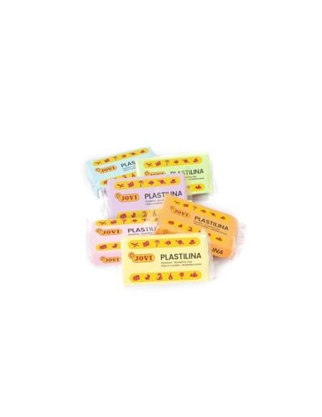 PLASTILINA JOVI 70 SURTIDA PEQUEÑO PASTEL SURT.CAJA 6 UD.50 G