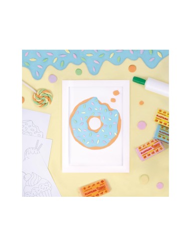 PLASTILINA JOVI 70 SURTIDA PEQUEÑO PASTEL SURT.CAJA 6 UD.50 G