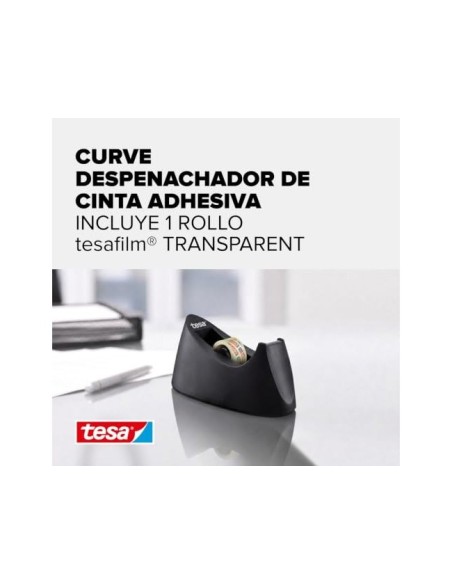 PORTARROLLO TESA PLAST.EASY CUT CURVE NG. 33MT.X19MM+1 CINTA  TPTE.