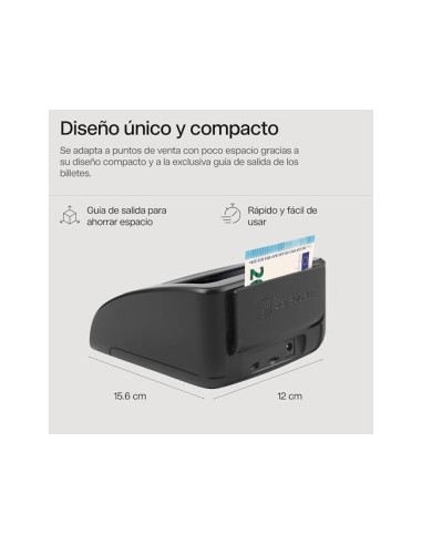 DETECTOR BILLETES FALSOS SAFESCAN 155-S 7 PTOS. VERIF. ACT.POR USB