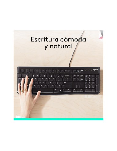 TECLADO LOGITECH K120 USB 2.0 C/CABLE NG. 920-002518