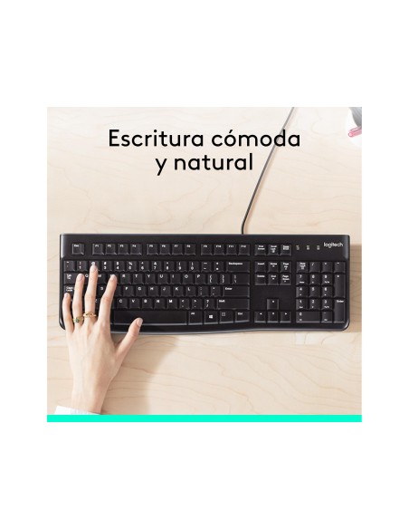 TECLADO LOGITECH K120 USB 2.0 C/CABLE NG. 920-002518