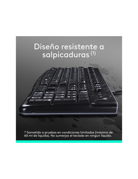 TECLADO LOGITECH K120 USB 2.0 C/CABLE NG. 920-002518