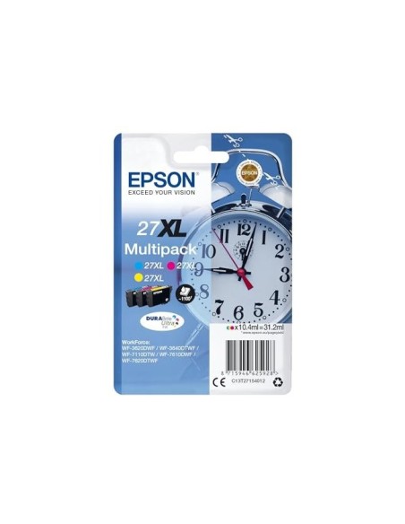 C13T27154012 CARTUCHO EPSON WF-3620/7620 27XL MULTIPACK 2200 PG.