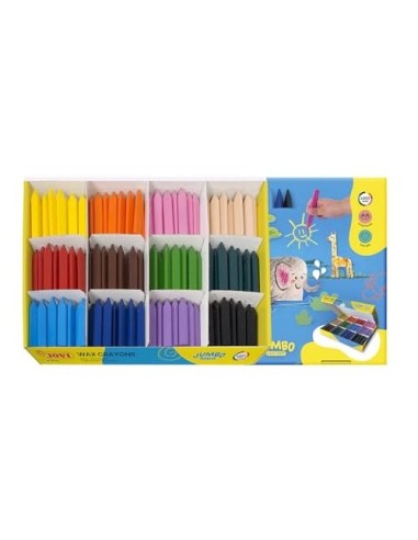 LAPICES CERA JOVICOLOR TRIWAX CAJA DE 300 UNIDADES