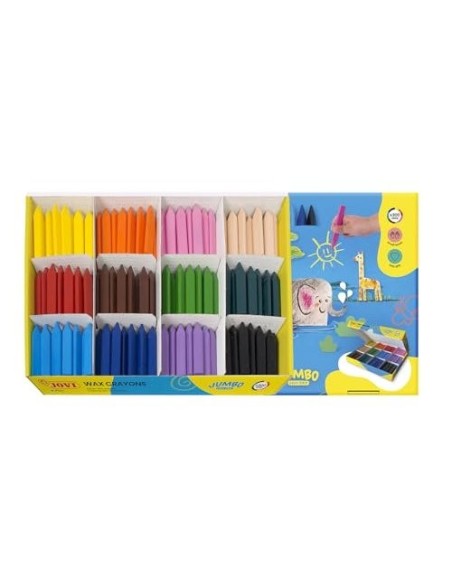 LAPICES CERA JOVICOLOR TRIWAX CAJA DE 300 UNIDADES