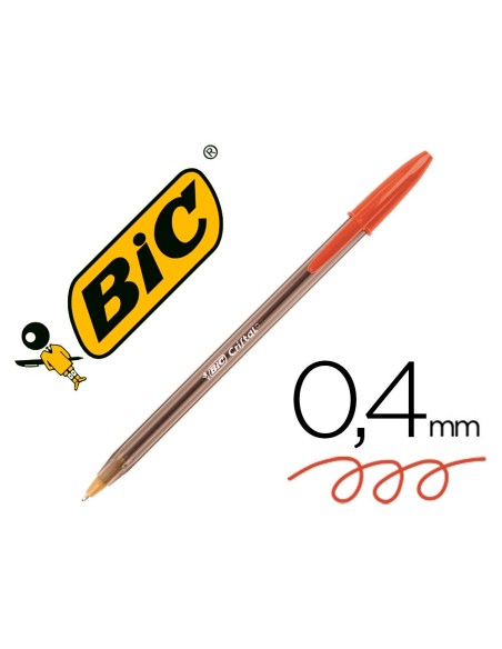 BOLIGRAFO BIC CRISTAL ROJO UD.