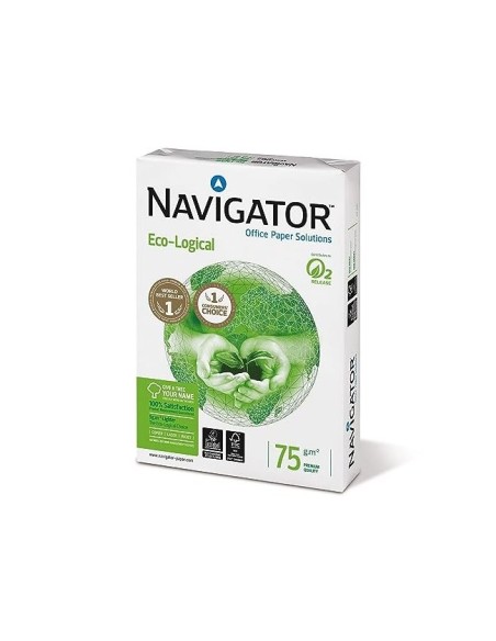 PAPEL FOTOCOP.NAVIGATOR ECO LOGICAL DIN A4 75 GRAMOS PAQUETE 500 H.