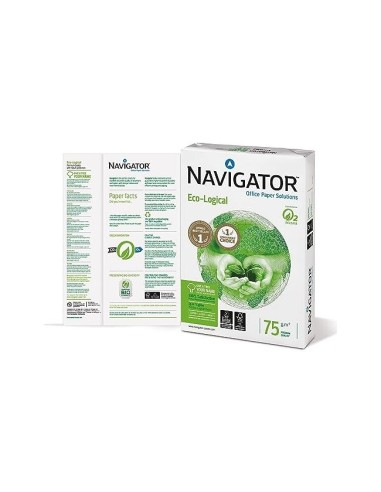 PAPEL FOTOCOP.NAVIGATOR ECO LOGICAL DIN A4 75 GRAMOS PAQUETE 500 H.