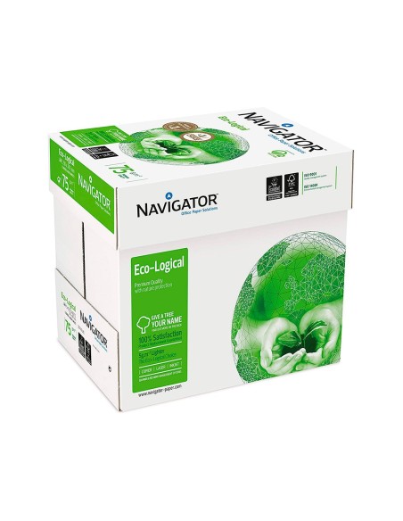 PAPEL FOTOCOP.NAVIGATOR ECO LOGICAL DIN A4 75 GRAMOS PAQUETE 500 H.