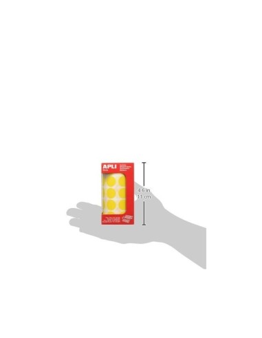 GOMETS APLI ROLLO 59H CIRCULO Ø 20 MM AMARILLO 1.770 UDS. (04859)