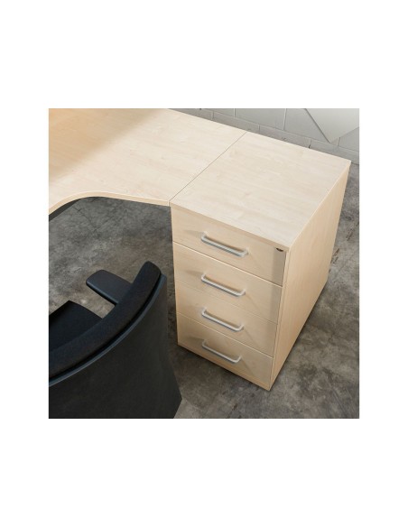 CAJONERA ROCADA C/4 CAJONES STORE 60X50X72 CM ACABADO AB04 AL/BL