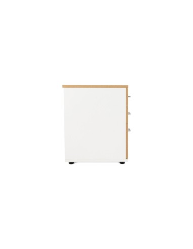 CAJONERA ROCADA C/3 CAJONES STORE 60X50X72 CM ACABADO AB04 AL/BL