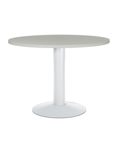 MESA REUNION ROCADA MEETING 3005ATW02 ACERO BL.GRIS 100CM.DIAM.