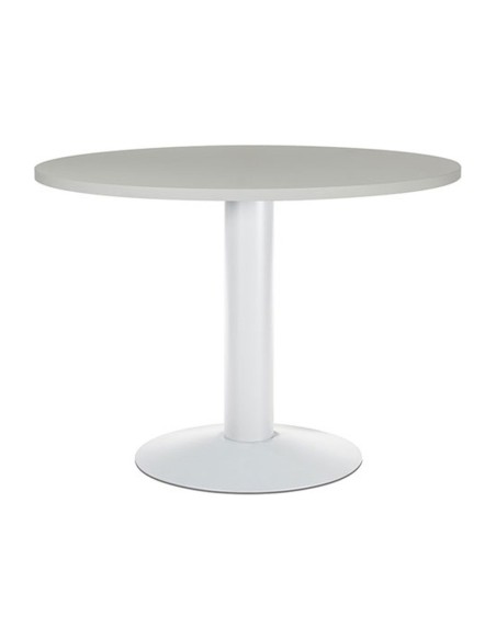 MESA REUNION ROCADA MEETING 3005ATW02 ACERO BL.GRIS 100CM.DIAM.