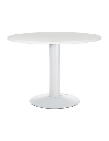 MESA REUNION ROCADA MEETING 3005ATW04 COLUMNA ACERO BL.BL.100CM.DIAM.