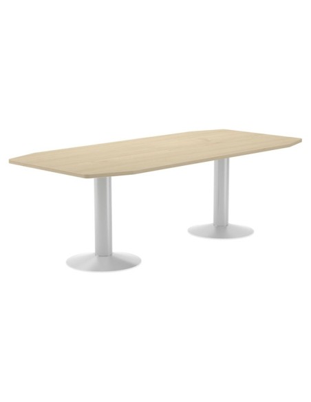 MESA REUNION ROCADA MEETING 3003ATW01 COLUMNA DOBLE ACERO BL.HAYA