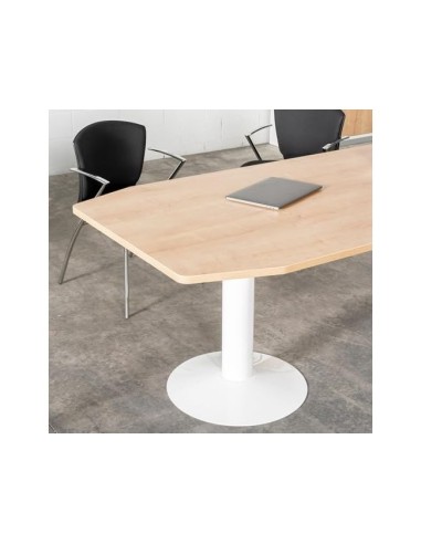 MESA REUNION ROCADA MEETING 3003ATW01 COLUMNA DOBLE ACERO BL.HAYA