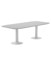 MESA REUNION ROCADA MEETING 3003ATW02 COLUMNA DOBLE ACERO BL.GRIS