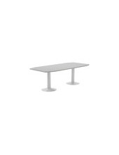 MESA REUNION ROCADA MEETING 3003ATW02 COLUMNA DOBLE ACERO BL.GRIS 2
