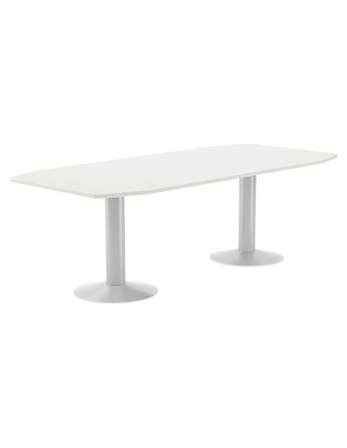 MESA REUNION ROCADA MEETING 3003ATW04 COLUMNA DOBLE ACERO BL.BL.