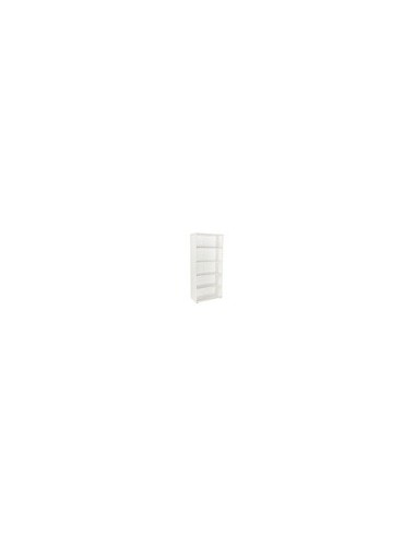 ARMARIO ROCADA 5 EST.SERIE STORE 195X90X45 CM AW04 BL./BL.