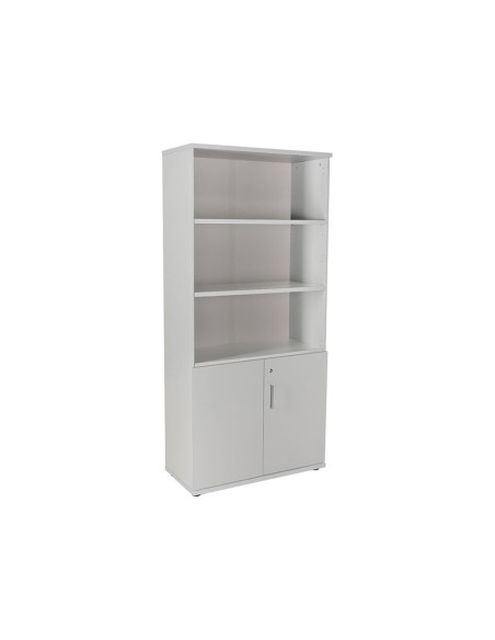 ARMARIO ROCADA TRES EST.2 PUERTAS 195X90X45 GRIS