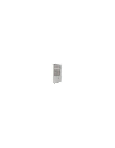ARMARIO ROCADA TRES EST.2 PUERTAS 195X90X45 GRIS