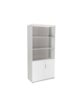 ARMARIO ROCADA TRES EST.2 PUERTAS  195X90X45 GRIS/BL