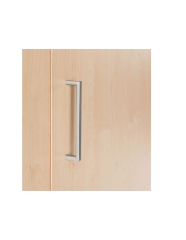 ARMARIO ROCADA 4 EST.2 PUERTAS STORE 195X90X45 CM GRIS/BL.