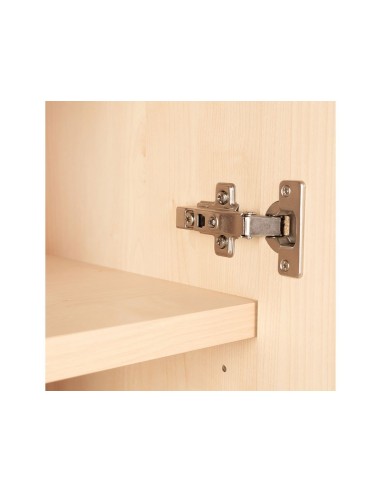 ARMARIO ROCADA 4 EST.2 PUERTAS STORE 195X90X45 CM GRIS/BL.