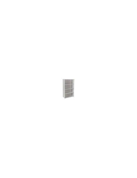 ARMARIO ROCADA 4 EST.SERIE STORE 156X90X45 CM AB02 GRIS/GRIS