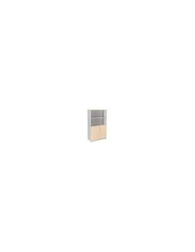 ARMARIO ROCADA 2 EST.2 PUERTAS INFERIORES 156X90X45 GRIS/GRIS