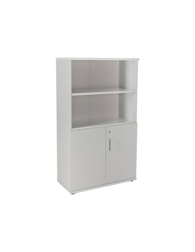 ARMARIO ROCADA 2 EST.2 PUERTAS INFERIORES 156X90X45 GRIS/HAYA