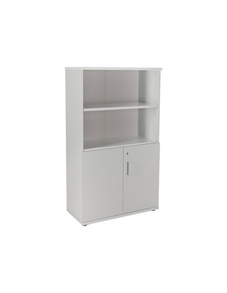 ARMARIO ROCADA 2 EST.2 PUERTAS INFERIORES 156X90X45 GRIS/HAYA